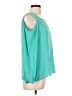 Rose + Olive 100% Polyester Teal 3/4 Sleeve Blouse Size M - photo 4