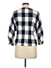 Zara Basic Blue 3/4 Sleeve Blouse Size M - photo 2