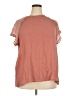Peach 100% Polyester Pink Short Sleeve Blouse Size 3XL - photo 1