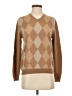 Brooks Brothers 100% Wool Argyle Brown Wool Pullover Sweater Size S - photo 1