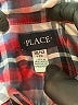 The Children's Place 100% Cotton Plaid Red Short Sleeve Button-Down Shirt Size 10 - 12 - photo 3