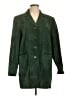 Dennis by Dennis Basso 100% Leather Green Coat Size L - photo 1