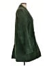 Dennis by Dennis Basso 100% Leather Green Coat Size L - photo 4