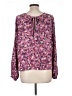 CAbi 100% Polyester Purple Long Sleeve Blouse Size L - photo 2