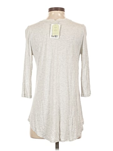 Bordeaux 3/4 Sleeve T-Shirt (view 2)