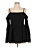 Torrid Black 3/4 Sleeve Top Size Lg Plus (0) - photo 1