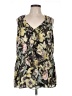 CAbi 100% Polyester Green Sleeveless Blouse Size L - photo 1