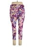 Avia Print Purple Active Pants Size XL - photo 2