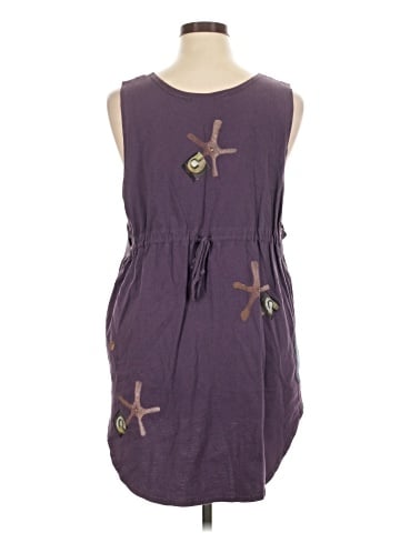 Blue Fish Sleeveless Button-Down Shirt (view 2)
