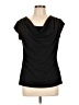PREMISE Black Short Sleeve Top Size L - photo 1