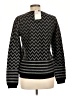 Joie Chevron-herringbone Black Pullover Sweater Size L - photo 2