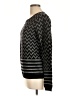 Joie Chevron-herringbone Black Pullover Sweater Size L - photo 5