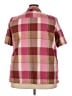 Basic Editions 100% Cotton Plaid Pink Short Sleeve Button-Down Shirt Size 3X - photo 2