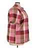 Basic Editions 100% Cotton Plaid Pink Short Sleeve Button-Down Shirt Size 3X - photo 4