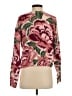 CeCe Floral Burgundy Pullover Sweater Size S - photo 2