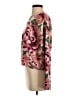 CeCe Floral Burgundy Pullover Sweater Size S - photo 5
