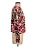 CeCe Floral Burgundy Pullover Sweater Size S - photo 4