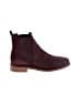 Clarks 100% Leather Burgundy Ankle Boots Size 8 1/2 - photo 1