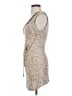 Vertigo Paris Tweed Silver Cocktail Dress Size S - photo 5