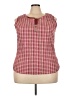 Basic Editions Pink Sleeveless Blouse Size 3X - photo 1