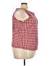 Basic Editions Pink Sleeveless Blouse Size 3X - photo 4