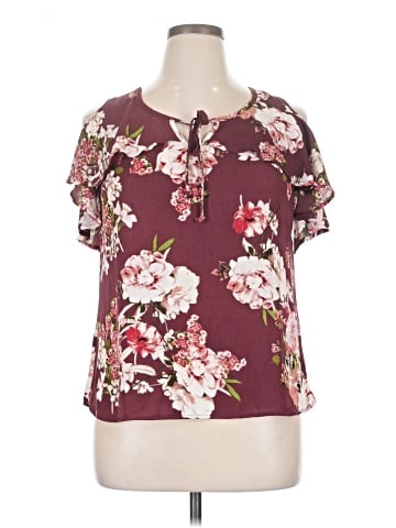 Iz Byer Short Sleeve Blouse (view 1)