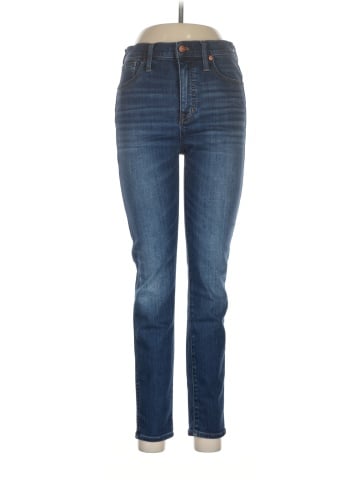 Madewell 10" High-Rise Skinny Jeans in Danny Wash: TENCEL&trade; Denim Edition (view 1)