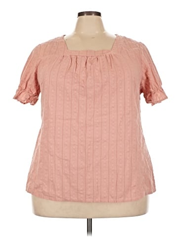 BLOOMCHIC Short Sleeve Blouse (view 1)