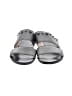 Lanvin 100% Leather Gray Silver Sandals Size EU 38 1/2 - photo 2