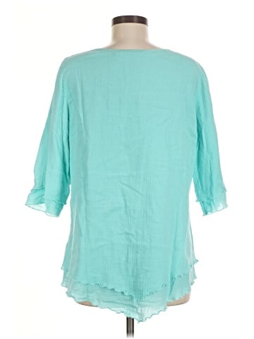 Soft Surroundings 3/4 Sleeve Blouse (view 2)