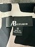 AB Studio Graphic Black Cocktail Dress Size 12 - photo 7