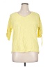 Talbots Yellow 3/4 Sleeve T-Shirt Size XL - photo 1