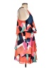 Shoshanna 100% Polyester Graphic Orange Cocktail Dress Size 12 - photo 4