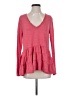 Deletta Pink Long Sleeve Top Size S - photo 1
