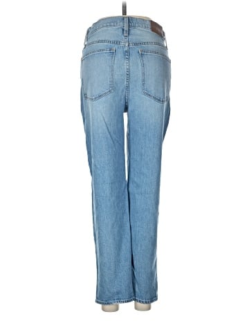 Madewell Classic Straight Jeans in Meadowland Wash (view 2)