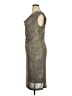 Connected Apparel Metallic Gray Cocktail Dress Size 16 - photo 5