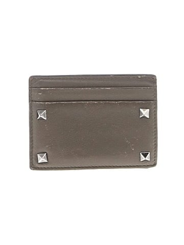 Valentino Garavani Leather Rockstud Card Holder (view 2)