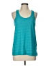 Nike 100% Recycled Polyester Teal Active Tank Size L - photo 1