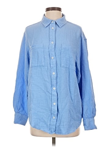 Gap Long Sleeve Button-Down Shirt (view 1)