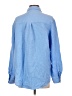Gap 100% Cotton Checkered-gingham Blue Long Sleeve Button-Down Shirt Size XS - photo 2