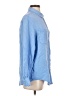 Gap 100% Cotton Checkered-gingham Blue Long Sleeve Button-Down Shirt Size XS - photo 4