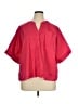 Chico's Red Short Sleeve Blouse Size XL - photo 1