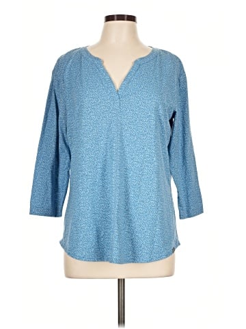 L.L.Bean 3/4 Sleeve Blouse (view 1)