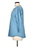 L.L.Bean Blue 3/4 Sleeve Blouse Size L - photo 5