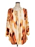 Ashley Stewart Orange 3/4 Sleeve Blouse Size 14 Plus - photo 1