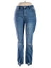 Suzanne Betro Hearts Blue Jeans Size 12 - photo 1