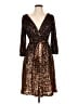DKNY Brown Cocktail Dress Size 12 - photo 1