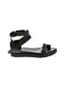 Alexander Wang 100% Leather Black Green Sandals Size EU 38 - photo 1
