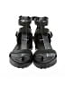 Alexander Wang 100% Leather Black Green Sandals Size EU 38 - photo 2