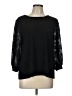 CeCe Black 3/4 Sleeve Top Size L - photo 1